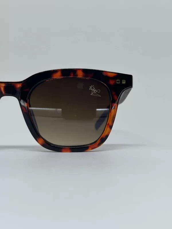 oculos tropical mirage animal print+madeira