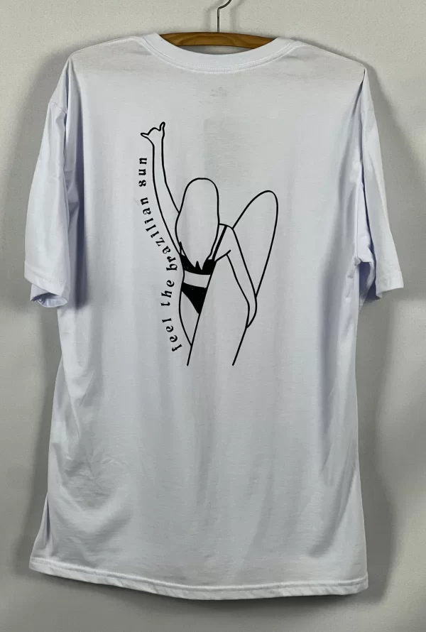 camiseta over surf branca