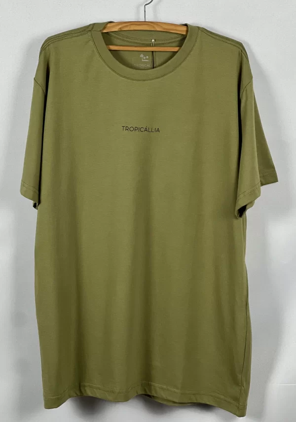 camiseta premium surf verde oliva